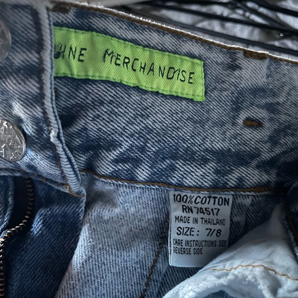 Jeanjer Jeans Vintage High Waisted Acid Wash Skirt Size 7/8 - Picture 3 of 5